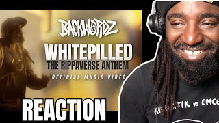 Texas Rapper Reacts to BackWordz - WhitePilled (The Rippaverse Anthem) | Official Music Video