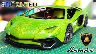 3D printing lamborghini aventador sv/ How to 3d print rc car body/ Painting rc body/ Scale Addiction