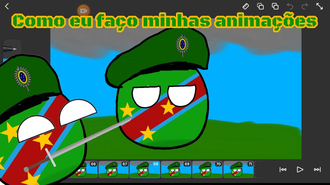 Countryballs Tutorial Tutorial de como faço minhas animações [Countryballs-BR) - YouTube