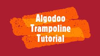 Algodoo Tutorials | How To Make A Trampoline