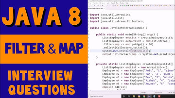 Java 8 Coding Interview Questions | Use of Filter & Map on Collections  #5