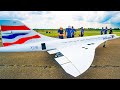 149KG 10METERS CONCORDE WITH 4X JET TURBINES! WORLDS LARGEST RC MODEL