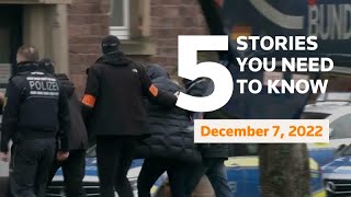 December 7, 2022: Germany coup plot, Warnock, Ukraine strike, Indonesia bomber, Trump Organization