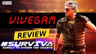 Vivegam - Surviva Song Teaser Review Ajith Kumar Anirudh Ravichander Siva Kajal, Akshara