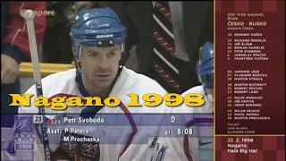 Hokejové finále Nagano 1998 - víťazný gól Česka