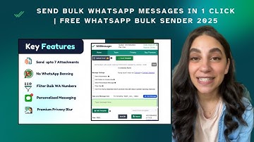 Send Bulk WhatsApp Messages in 1 click | Free WhatsApp Bulk Sender 2025