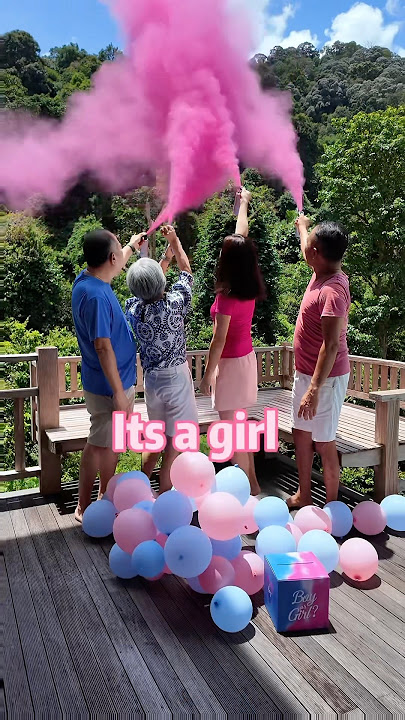 When she prepared two cakes #genderreveal #pregnant