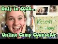 Day in the Life: Online Camp Counselor | Kesem at Home vlog &amp; friendship bracelet tutorial
