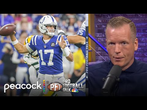 Daniel Jones' consistency gives him edge over Anthony Richardson | Pro Football Talk | NFL on NBC