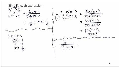 Simplifying Complex Fractions Part 2 12 4 3