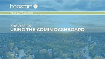 HOA Start - Video Support Series - Admin Dashboard