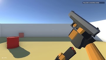 Low Poly FPS Glock G48 Animation Test s