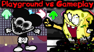 FNF Character Test | Gameplay vs Playground | Mickey Mouse Mods