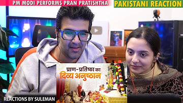 Pakistani Couple Reacts To PM Modi Performs Pran Pratishtha & Bows Down To Prabhu Shree Ram |Ayodhya