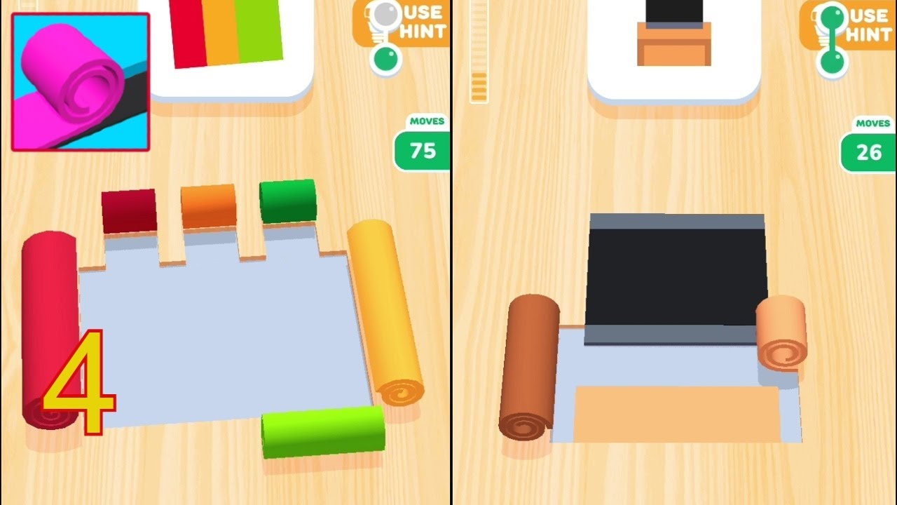 Color Roll 3D (Gameplay) - nivel 42-58 - YouTube