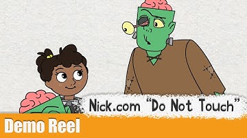 Character Animation Demo Clip - Nick.com "Do Not Touch" Halloween 2016
