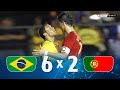 Brasil 6 x 2 portugal kak x c ronaldo  2008 friendly extended goals  highlights