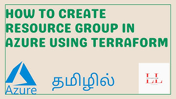 How to create Resource group in Azure using Terraform in Tamil #azureintamil #terraformintamil
