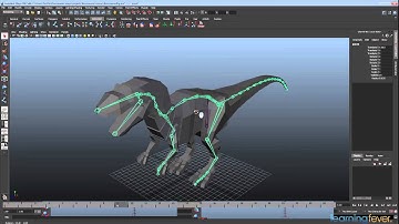Setup Joint Structure | Animating a Dinosaur in Maya (2019)