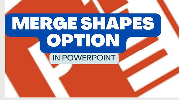 Adding Merge Shapes option in Quick Access Toolbar in PowerPoint
