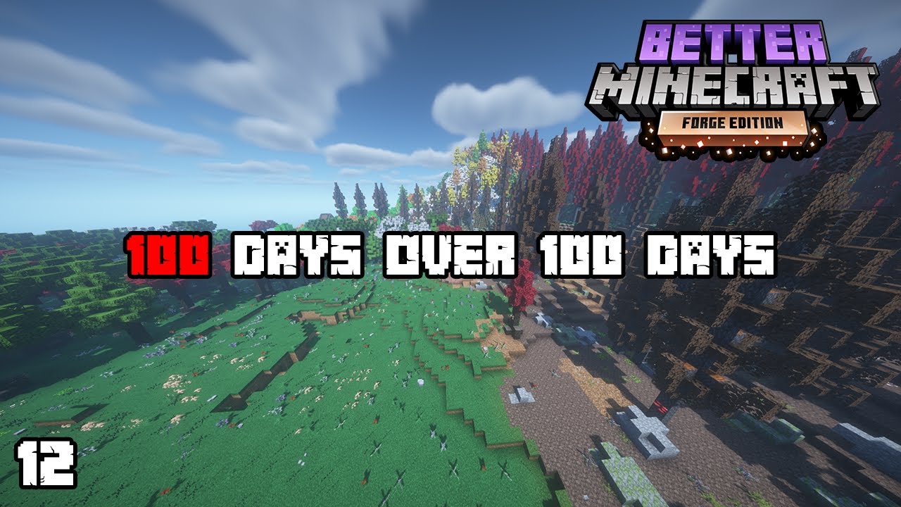 I SURVIVED 100 DAYS IN BETTER MINECRAFT Day 12 YouTube I SURVIVED 100 DAYS IN BETTER MINECRAFT Day 12 YouTube