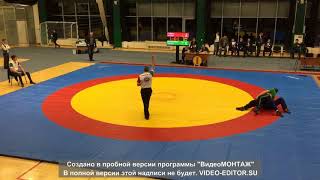 картинка: Сафин Ильсур - Мусин Булат. МСХ-17, 90 кг, 3 круг. Көрәш, Корэш, Батырлар.