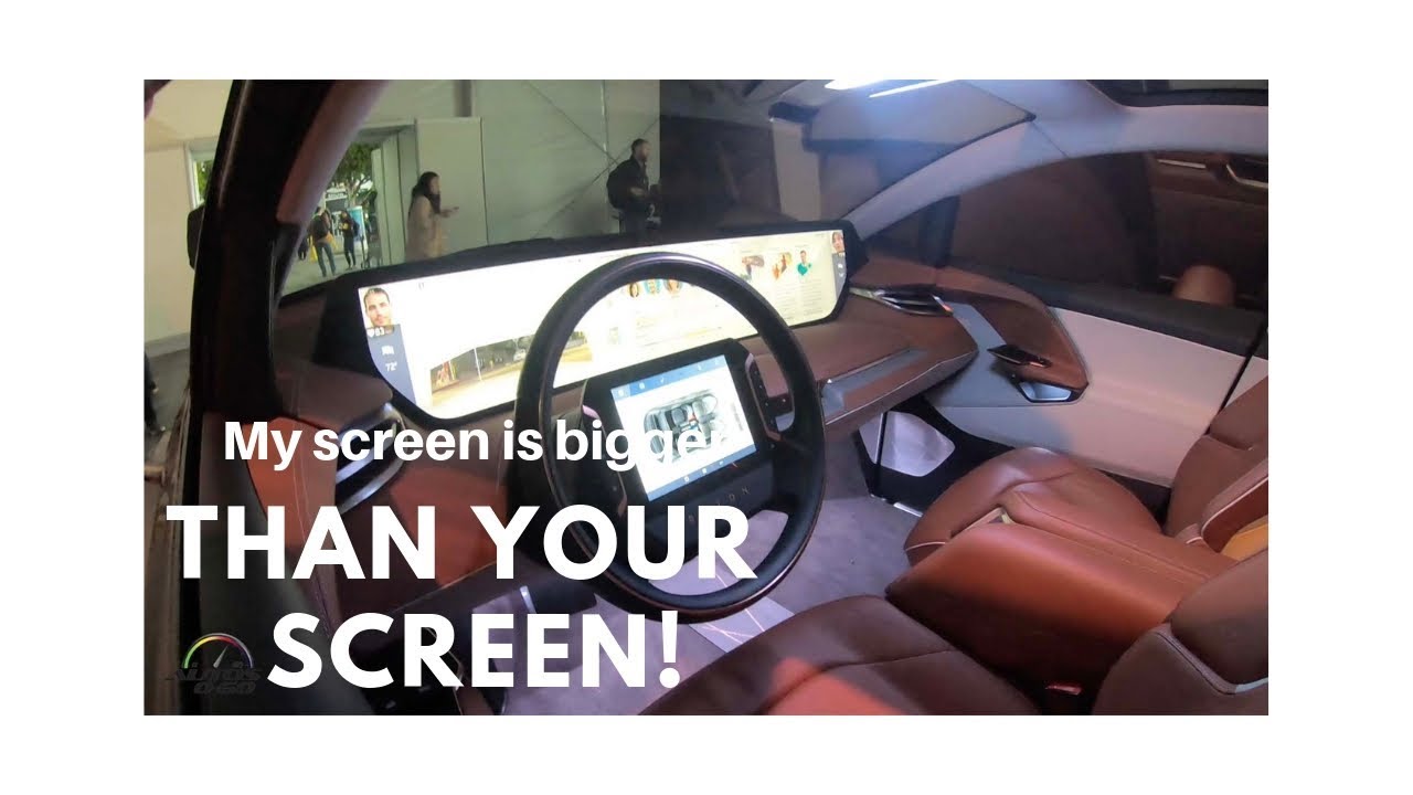 Byton M-Byte Concept SUV and BYTON K-Byte Concept at the  LA Auto Show