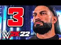 WWE 2K22 CARRIERA #3 - UN MATCH LEGGENDARIO! ROMAN REIGNS PERDE IL TITOLO?