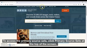 DPLA Primary Source Sets Video Tour