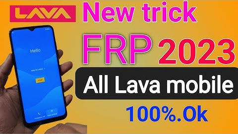 all lava new update frp/Gmail bypass easy  trick  | how to unlock all lava mobile