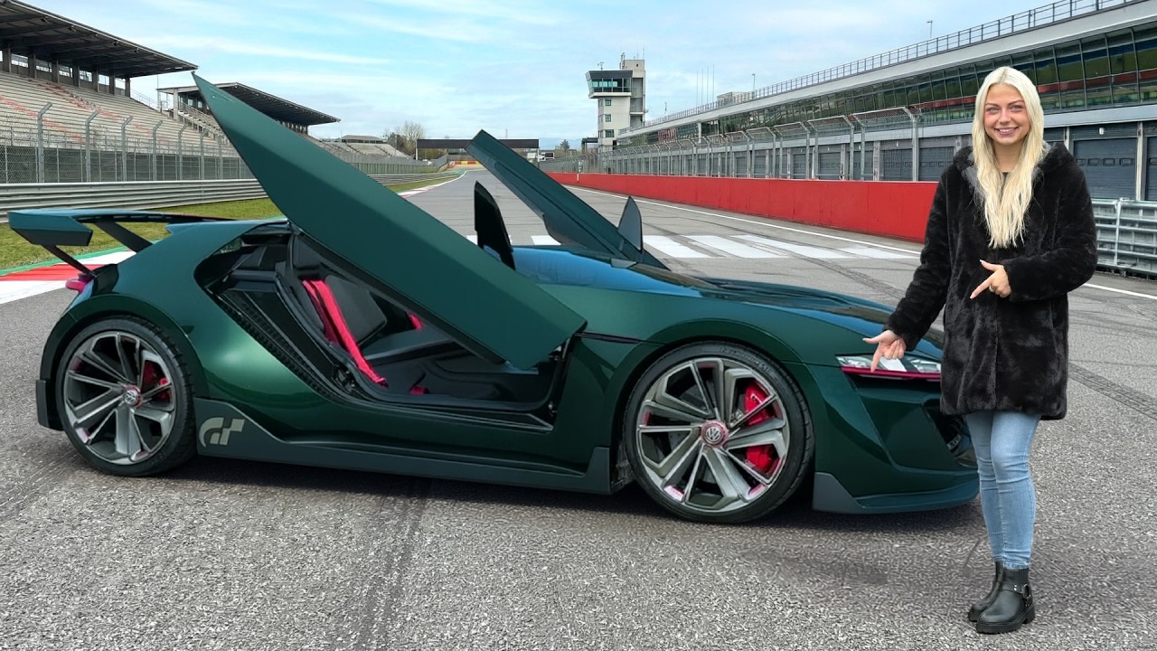 Самый футуристичный гольф в мире: GTI Roadster Vision GT