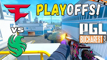 SEMI-FINALS!  Falcons vs FaZe – HIGHLIGHTS - PGL Bucharest 2025 | CS2