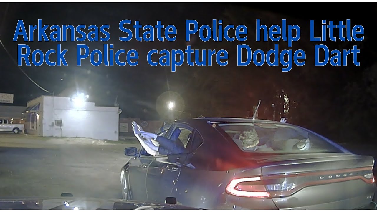 Arkansas State Police & Little Rock PD take down Dodge Dart full of ...