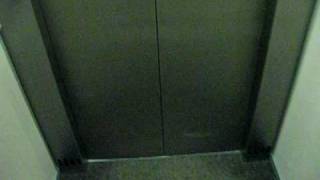 Fast Otis traction elevator at Super Besse, Massif Central, France.AVI