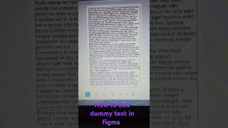 How do you add dummy text in Figma | easily add lorem ipsum to your Figma files with this plugin