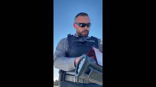 Chestermere peace officer makes me pay for recording them.
