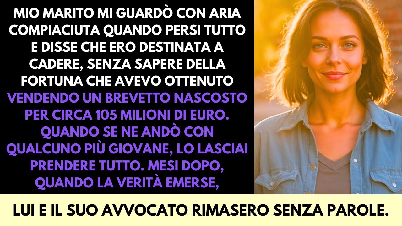 Mio Marito Derideva Il Mio Fallimento Finché Il Mio Brevetto Segreto da $112M Non Cambiò Tutto