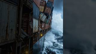 Research Vessel Overrun — Deck Flood Chaos 🌊 #shipstorm #seastrom #strom