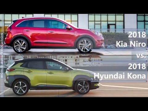 2018 Kia Niro vs 2018 Hyundai Kona (technical comparison) 