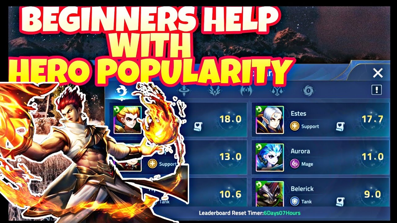 New Update / Hero Popularity | Mobile Legends Adventure - YouTube