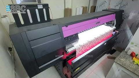 Máy in chuyển nhiệt 3D Mới! Chuyên in vải 3D Máy in Xkeda 8 đầu i3200 khổ 1m8