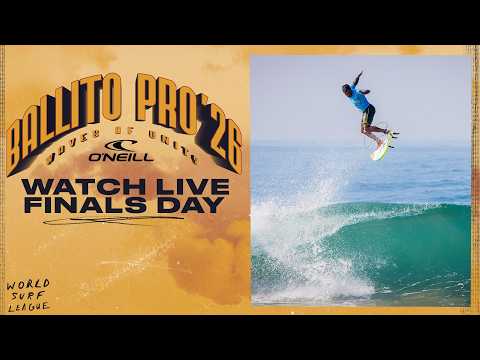 🔴 LIVE - Ballito Pro presented by O'Neill 2026 - Finals Day - Challenger Series