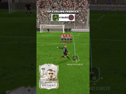 How To Score DAVID BECKHAM FREEKICKS #EAFC24