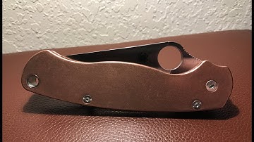 Flytanium Copper Scales for Spyderco Paramilitary 2