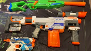 All my nerf gun reloads