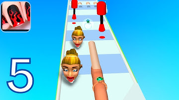 Nail Stack! 👸💅- Gameplay Walkthrough Part 5 - MAX Level 26-30 (Android, iOS)