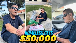 Millionaire blessed the homeless with $50,000 and his story made us cry
