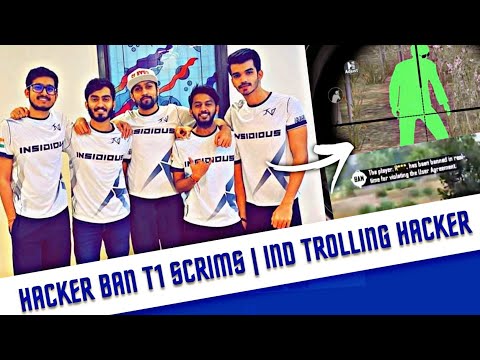 Hacker Ban in T1 Lobby Live | Ind Trolling Bgmi Hacker