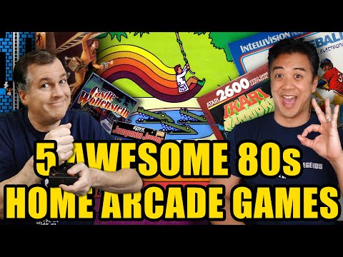 5 Awesome 80s Home Console and Computer Video Games!