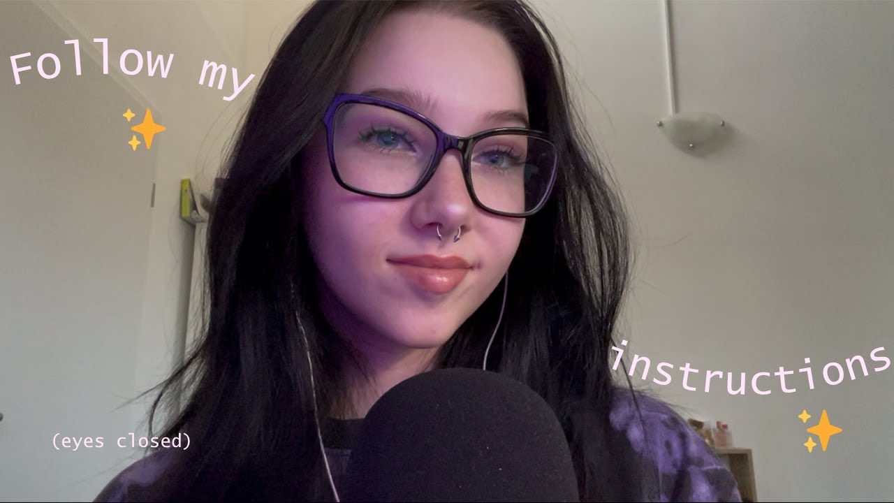 ASMR| Follow my instructions (eyes closed)✨💫 (german/deutsch) #asmr